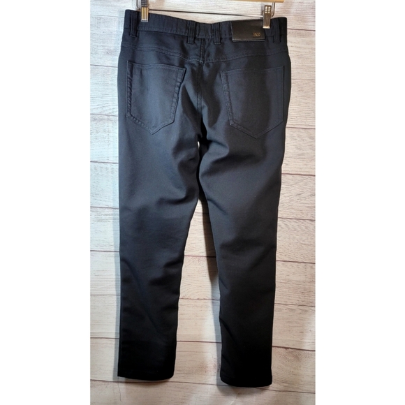 Enzo Tovare Mens Albert- 1 Jeans Pants Black Size 30 Slim Modern Quiet Luxury - Picture 3 of 10